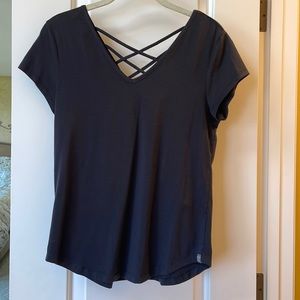 Title nine lattice back t-shirt